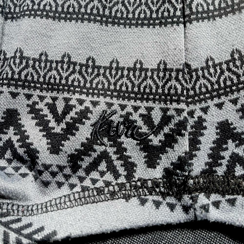 KAVU Skylar Womens Large Gray Aztec Print Full Zip Lightweight Pullover Hoodie - Picture 10 of 14